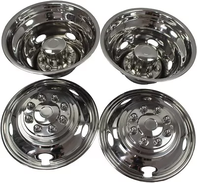 2003-2021 Dodge 3500 17  8 Lug Stainless Steel Wheel Simulators Dually Rim Cover • $235.90