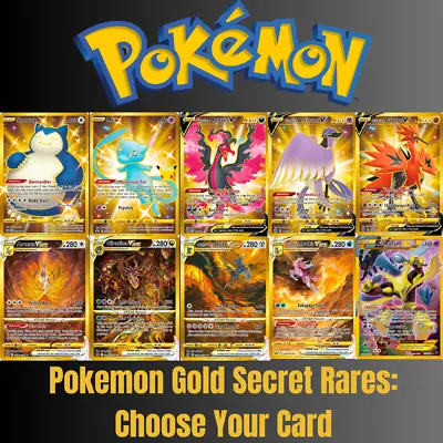 Pokemon Gold Secret Rare - Choose Your Card! English Near Mint 100% Authentic • $15