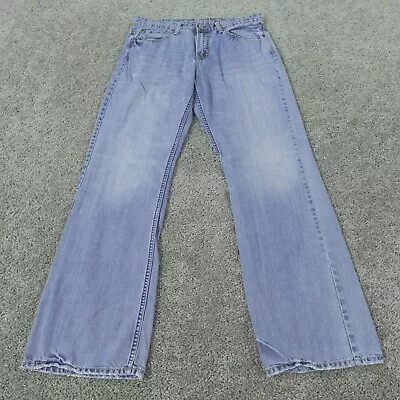 American Eagle Jeans Mens 34x34 Bootcut Faded Western Cowboy Rodeo • $29.99