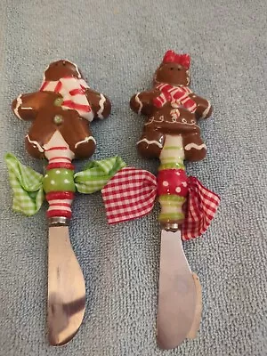Tis The Season Gingerbread Spreaders - Set Of 2! • $10