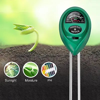 IPower 3 In 1 Soil Tester Water Moisture Light Meter For Garden Plant Soil Test • $9.99