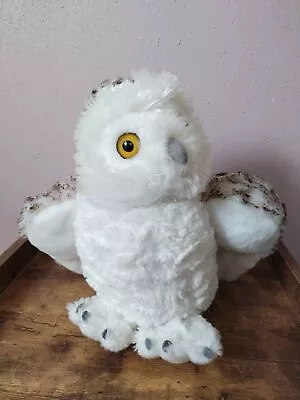 Wild Republic Snowy Owl 12  Plush White And Brown-Speckled Stuffed Animal Plush • $12