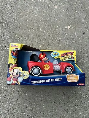 Mickey Mouse Roadster Racers Toy Fisher-Price Mickey And Transforming Hot Rod • $25