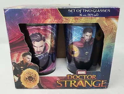 Marvel Set Of 2 Doctor Strange - 16oz (473 Ml) Pint Glasses  • $22