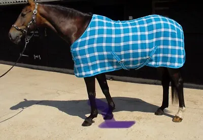 Rhinegold Smart Tec Waffle Cooler / Travel Horse Rug Std Neck Equestrian 6’ 6” • £30