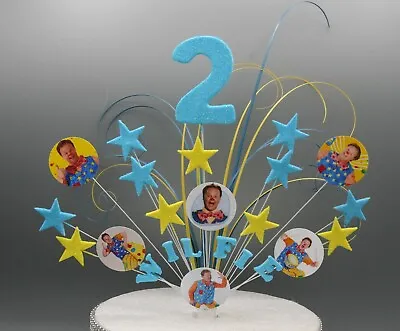 Cake Topper Birthday Cake Decoration Stars Hearts On Wires Any Age 001 • £14.99