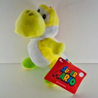 Licensed Nintendo Super Mario Bros -Yellow Yoshi Plush Soft Toy 18cm - Brand New • $24.95