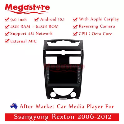 $599.90 • Buy 9  Octa Core Android 12 Car Non Dvd  Carplay Auto GPS For Ssangyong Rexton 06-12