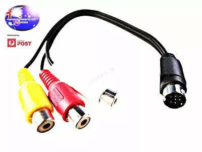 From OZ Quality 1PC 9 Pin S-Video Male To 3 RCA Male Cable Audio Video 11  +F.P • $8.45