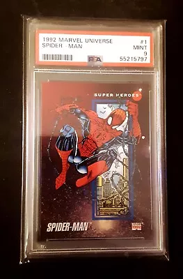 1992 Impel Marvel Universe Series III Spider-Man #1 PSA 9 • $73