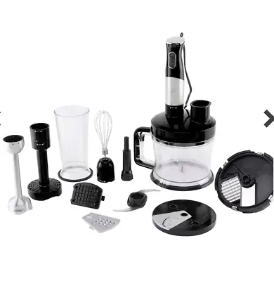 NEW Wolfgang Puck 7-in-1 Immersion Blender W/ 12-Cup Food Processor In Black • $79.95