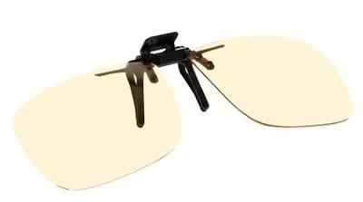 Computer Glasses With Peach Poly Sheer Glare Anti Reflective Lenses Clip On • $18