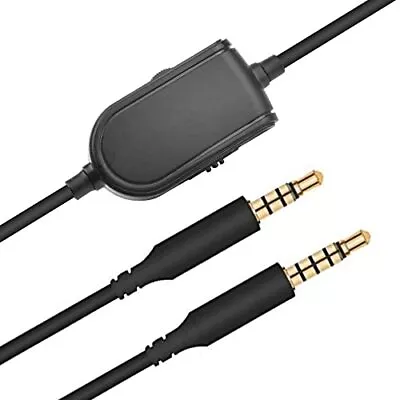 A10 Headphone Audio Cable 3.5mm To 3.5mm With Inline Mute Volume Control For ... • $25.63