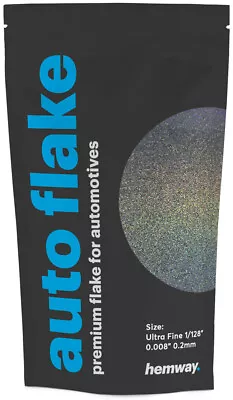 Hemway Gun Metal Holographic Auto Car Glitter Paint Spray Metal Flake 100g .008  • $18.61