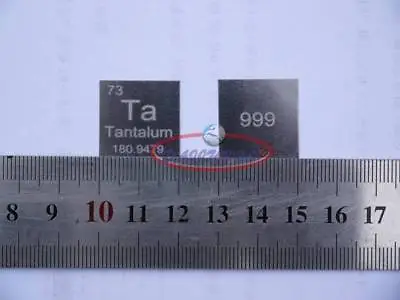 NEW High Purity TANTALUM Metal Carved Element Periodic Table 99.9% • $11.80