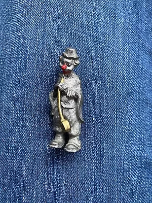 FW Pewter Clown W/ Yo Yo & Top Hat Painted Mini Miniature Art Figurine • $10