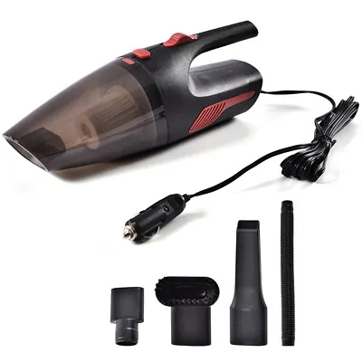 12V Black Car Vacuum Cleaner 120W For Auto Mini Duster Portable Wet Dry Handheld • $14.27