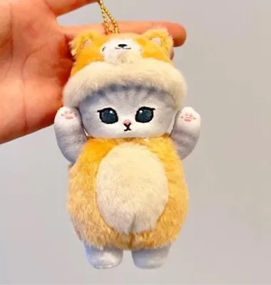 Mofusand  Cat Plush Doll Keychain Cute Cat Doll Key Chain • $13