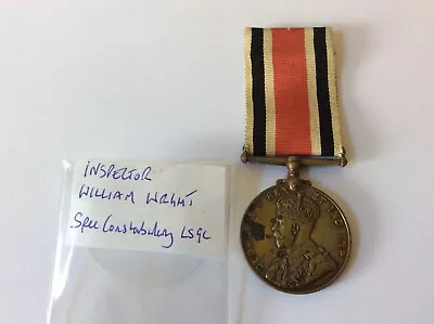 Police Long Service Special Constabulary Medal Inspector William Wright • £33