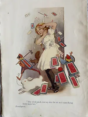 Alice In Wonderland 1922. Antique Lithograph By Margaret Tarrant - Art Décor • $15