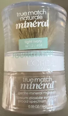 LOreal Paris True Match Mineral Powder Makeup W1 2 458 Light Ivory • $19.95