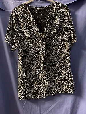 £3 • Buy Forever By Michael Gold Ladies Black Top Size S