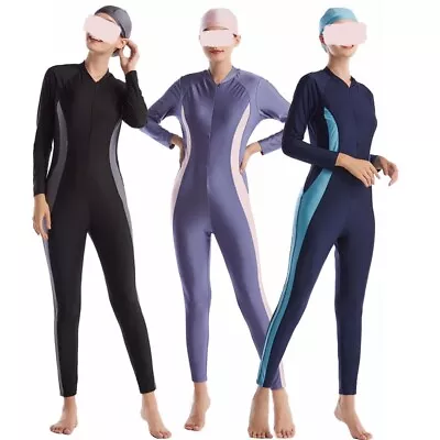 Ladies Modest Swimwear Burkini Muslim Swimsuit S M L XL 2XL • £15