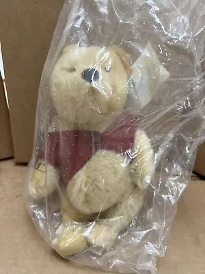 Steiff Mohair Winnie The Pooh Bear Plush Stuffed Teddy Toy Vtg Brand New Sealed • $151.10