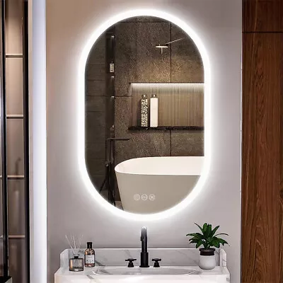 LED Bathroom Mirror Front Lit + Backlit Vanity Mirror Anti-fog 2-year Warranty • $239.90