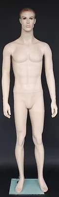 5 Ft 10 In Small Size Male Mannequin Flesh Tone With Face Make Up NEW SFM72FT • $279.95