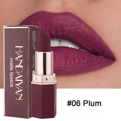 Waterproof Matte Lipstick 6 Colors Nude Moisturizer Smooth Lipstick Long Lasting • $5.99