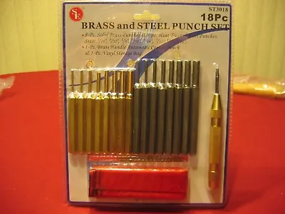 $19.99 • Buy Master Gunsmith St3018  Brass & Steel Pin Punch & Center Punch  Quality Tools !!