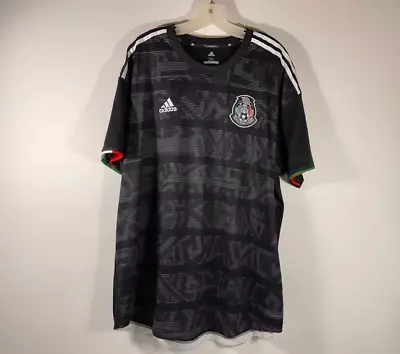 Adidas Climachill Mexico Black Home Jersey 2019 Men Size 2XL • $39.99