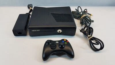 $15.99 • Buy Microsoft Xbox 360 S Black 250 GB 1439 Console & Controller