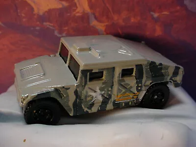 2015 BATTLE MISSION Exclusive HUMVEE☆gray;camo;ringed Flower☆Loose MATCHBOX • $5.69