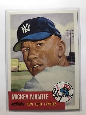 Mickey Mantle 1953 Topps 1996 Mantle SWEEPSTAKES REDEMPTION /2500 • $7.99