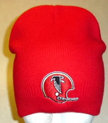 Atlanta Falcons Mens Adult Vintage Red Beanie Winter Hat New Nfl • $21.59