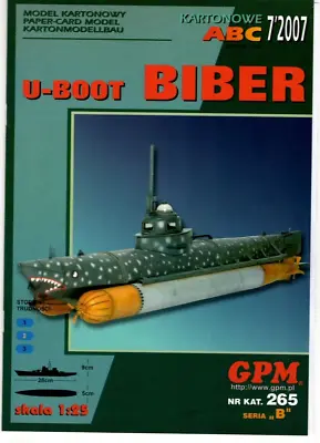 Card Model Kit – Biber U-boat • £9.95