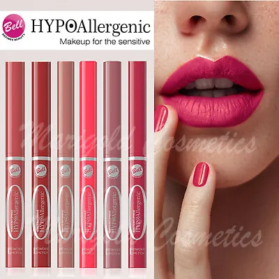 Bell HYPOAllergenic Matte Powder Lipstick VEGAN Lip Colour For Sensitive Skin • £4.49