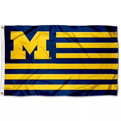 University Of Michigan Wolverines 3x5 Foot Flag Banner Metal Grommets... • $12.30