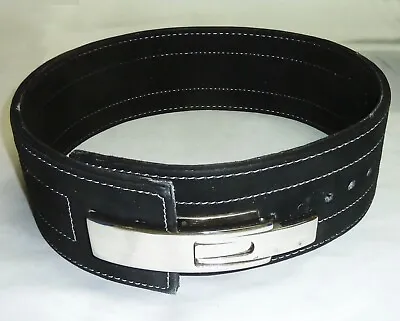 £9.99 • Buy Ironman Powerlifting Lever Belt 100mm Heavy Duty Leather Black (Quick Release)