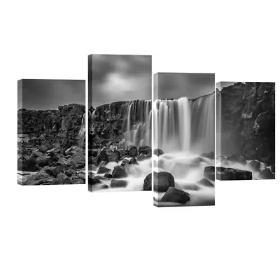 Canvas Print Painting Picture Wall Art Home Office Decor Photo Landscape Gray • $39.99