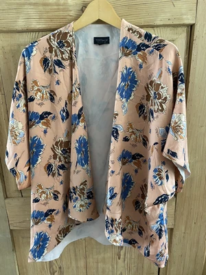 £10 • Buy Topshop Kimono Top Jacket Floral Boho Cover Up Uk 12