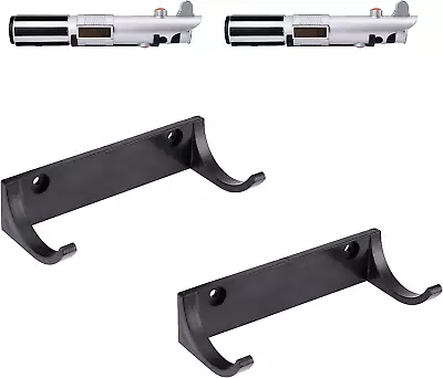 Lightsaber Hilt Wall Mount Holder Light Saber Hilt Display Rack Hook Stand Comp • $11.48