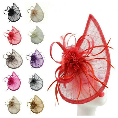 $21.95 • Buy Women's Headband Hat Fascinator Wedding Party Prom Bridal Headgear Accessories