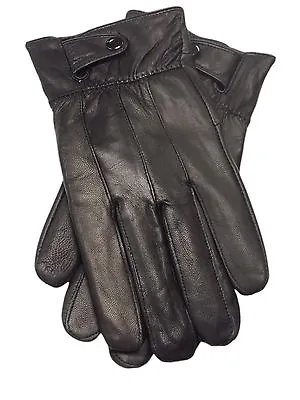 Reed Leather Men's Genuine Leather Warm Lined Driving Gloves - Factory Drop Ship • $19.99