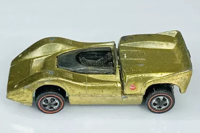 Hot Wheels Redline 1968 McLaren M6A US Gold • $30