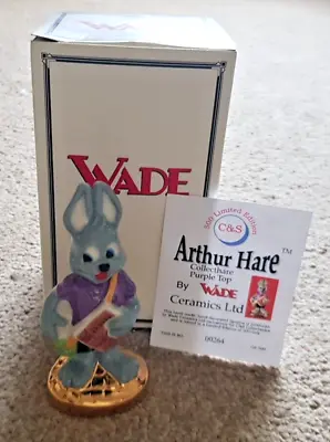 Wade Pottery C&S Collectables Arthur Hare Collection - Purple Top • £15