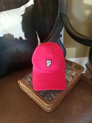 Victoria Secret PINK Adjustable Red Baseball Cap Hat 💕 PINK One Size Fits All • $16.95