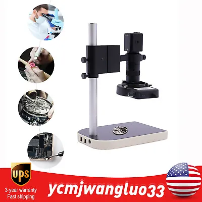 16MP 1080P 60FPS HDMI 10-180X Lab Industry C-mount Microscope Digital Camera New • $99.75